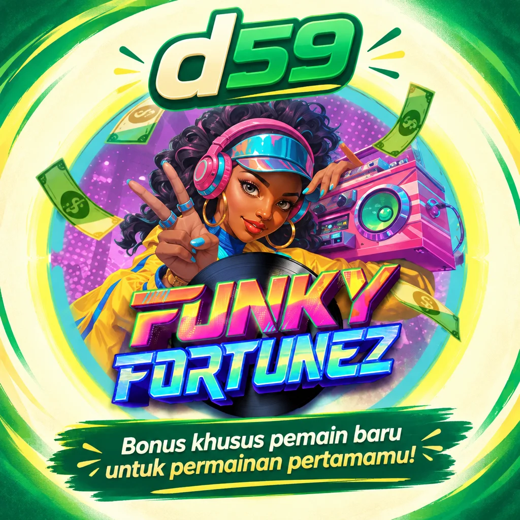 d59 · Funky Fortunez · Tampilan permainan