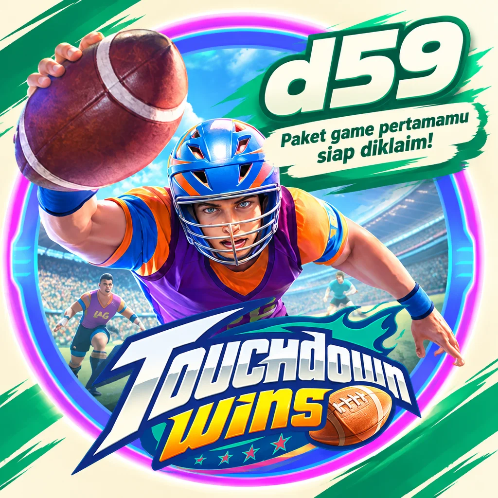 d59 · Touchdown Wins · Tampilan permainan